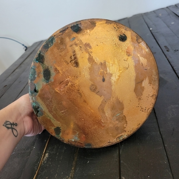 Vintage Copper Tea Pot Wooden Handle Set Water Steamer Measuring Cup - Picture 15 of 16